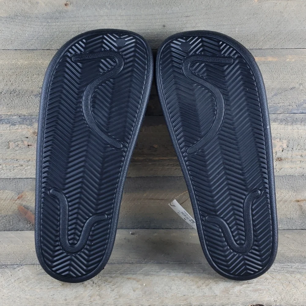 adidas Adilette Clogs Slip On Clogs For Everyday Comfort Black Silver - Picture 7 of 10
